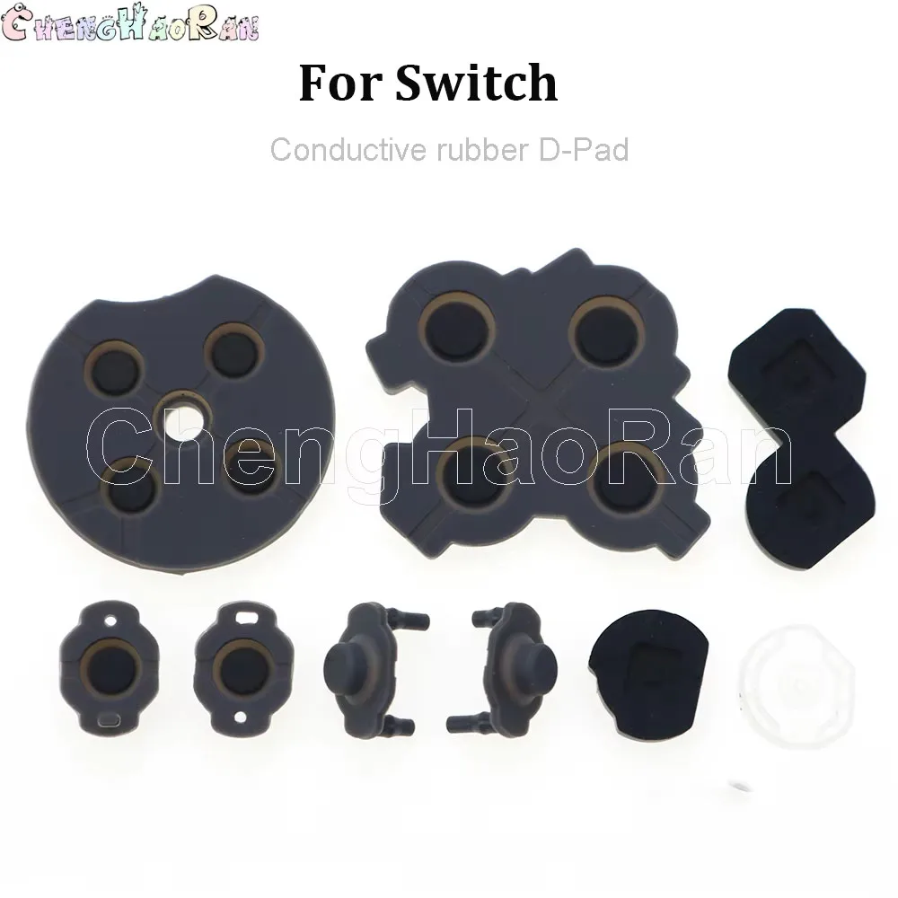 1set 9in1 Cross Button Conductive Rubber Pad For NS Switch Pro Controller For NS Pro Controller Silicon Button Repair