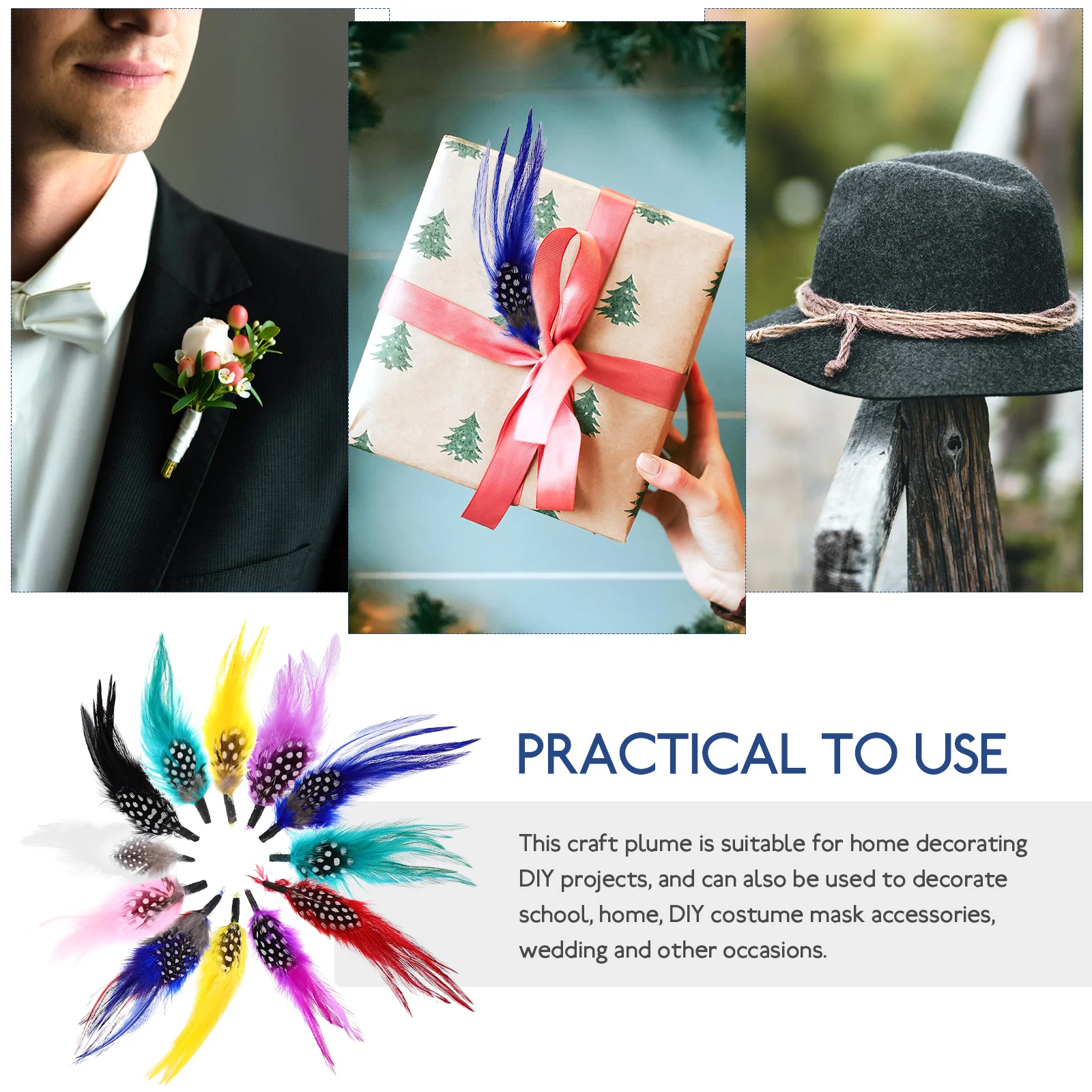 

12pcs Diy Plume Decor Craft Making Accessories Wedding Party Cosplay Diy Earring Materials Bulk Plumes For Crafts