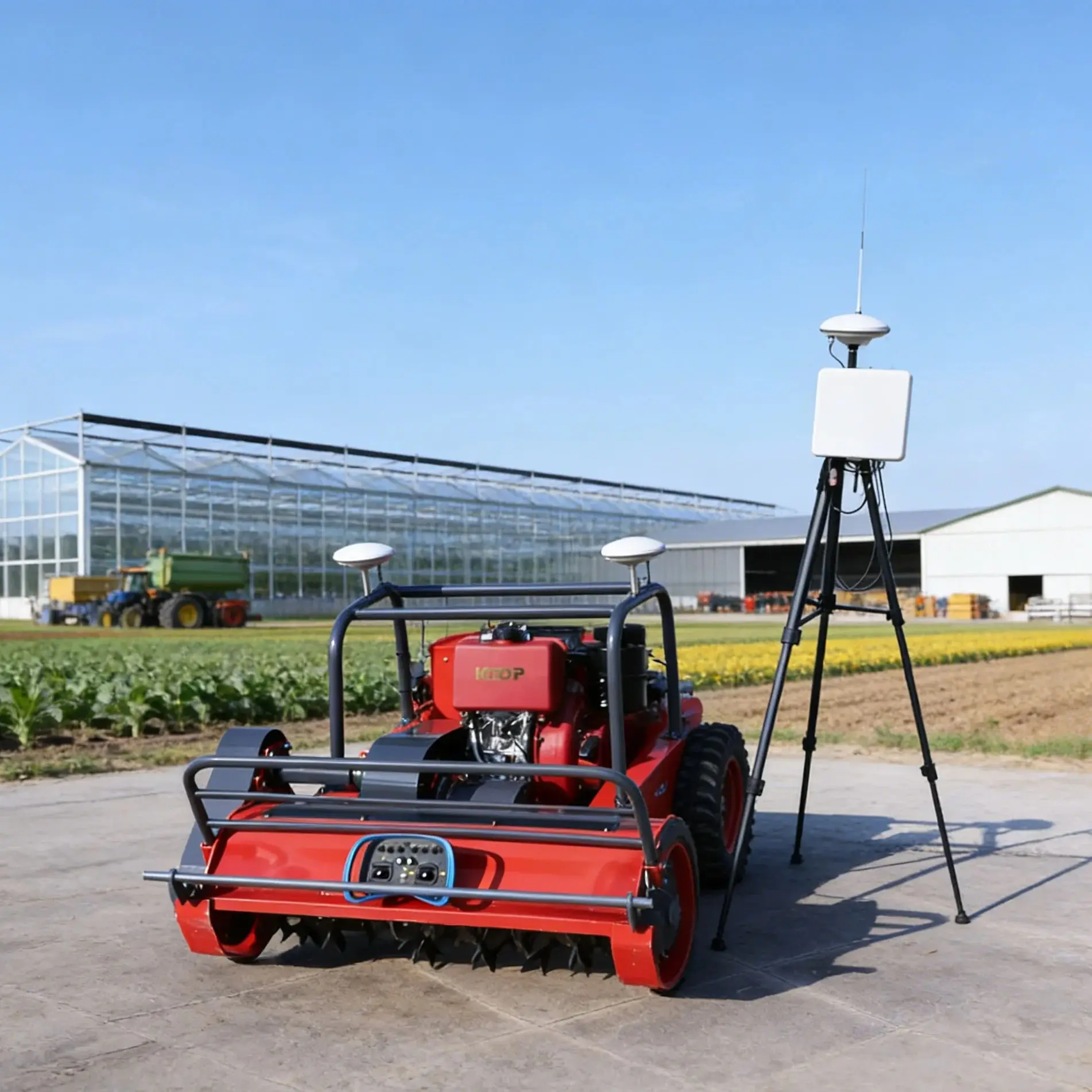 

Customized lawn mowing, orchard Flail mower with GPS and integrated machine for land reclamation