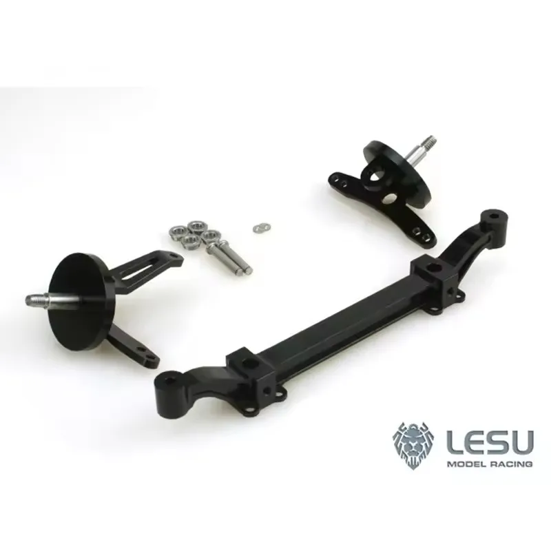L'asse anteriore in metallo simulato non alimentato LESU Q-9052 è adatto per l'aggiornamento del camion del trattore Tamiya del camion 1/14 o modifica fai-da-te