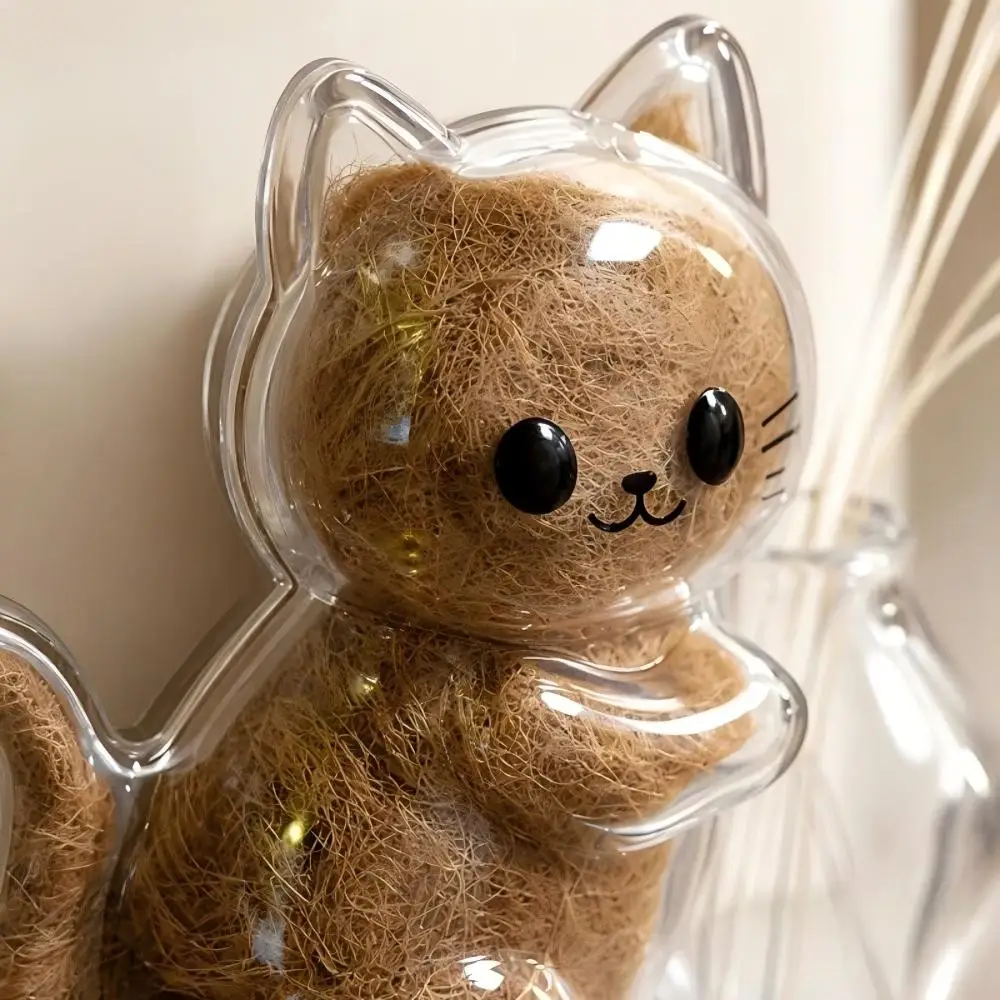 Katzenhaar-Erinnerungsmagnet für den Kühlschrank, Transparente Kapsel, DIY-Gedenkstück zur Aufbewahrung von Katzenbärten, Geschenk bei Haustierverlust – Detail 4