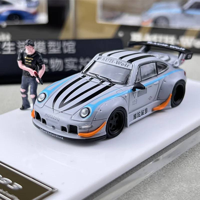 StarModel Scale 1/64 Porsche RWB 993 GTโลหะผสมของเล่นมอเตอร์Diecastโลหะรุ่นของขวัญ