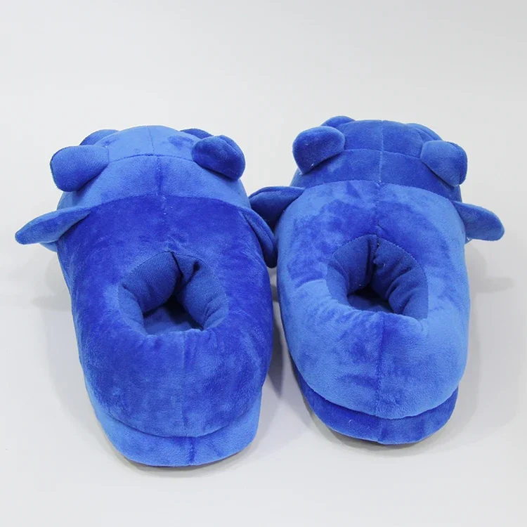 Sonic The Hedgehog Plush Warm Slippers Soft Home Cartoon Winter Plush Slippers Adult Children\'s Shoes Funny Anime Christmas Gift