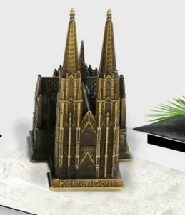 

German Catholic cathedral building decoration technology office decor tower craft art adornment home decor Model gift
