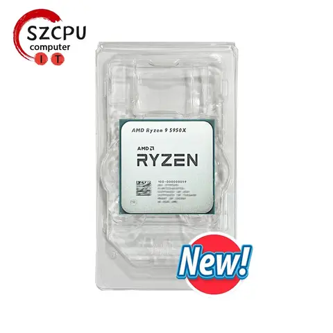 AMD R9 5950X Ryzen 9 5950X New 16-Core 3.4 GHz Socket AM4 105W Socket AM4 but without cooler