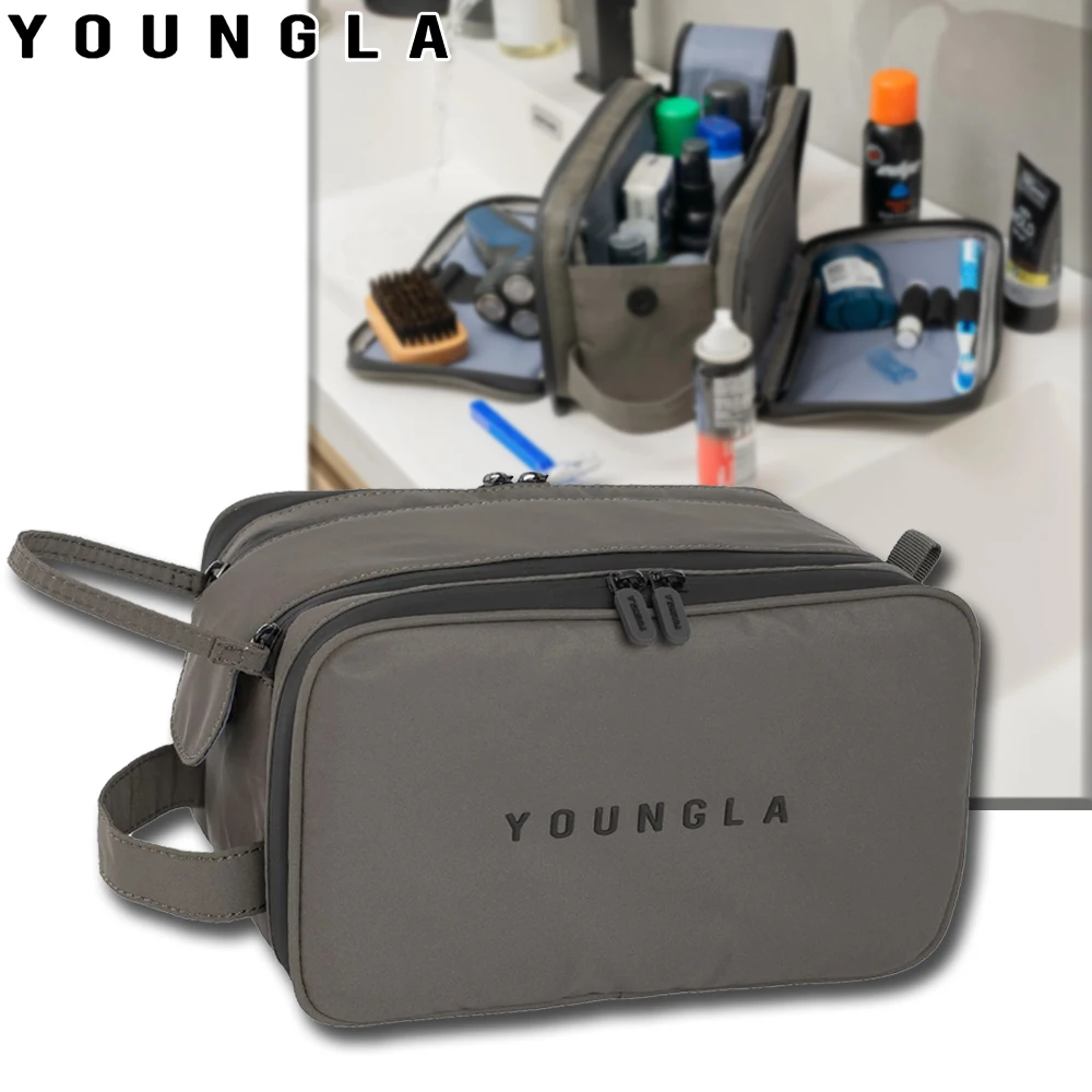 Youngla Toiletry Bag Dry wet separation sports fitness storage bag Travel Mens Toiletry Bag Women Necessaire Case Waterproof