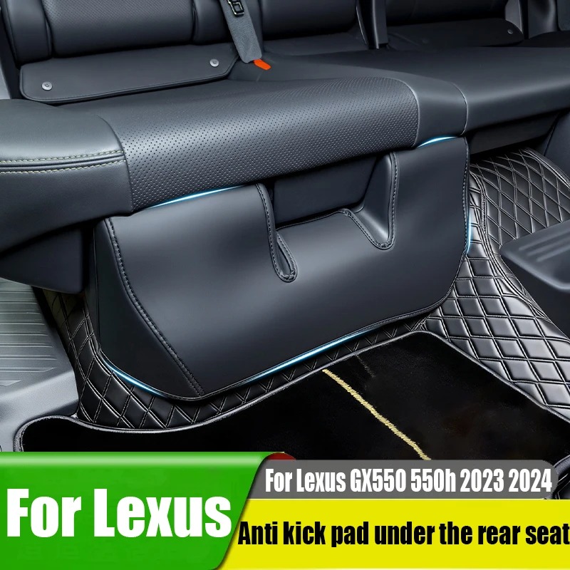 Anti kick pads under rear seats automotive interior products protective pads modified products For Lexus GX550 550h 2023 2024