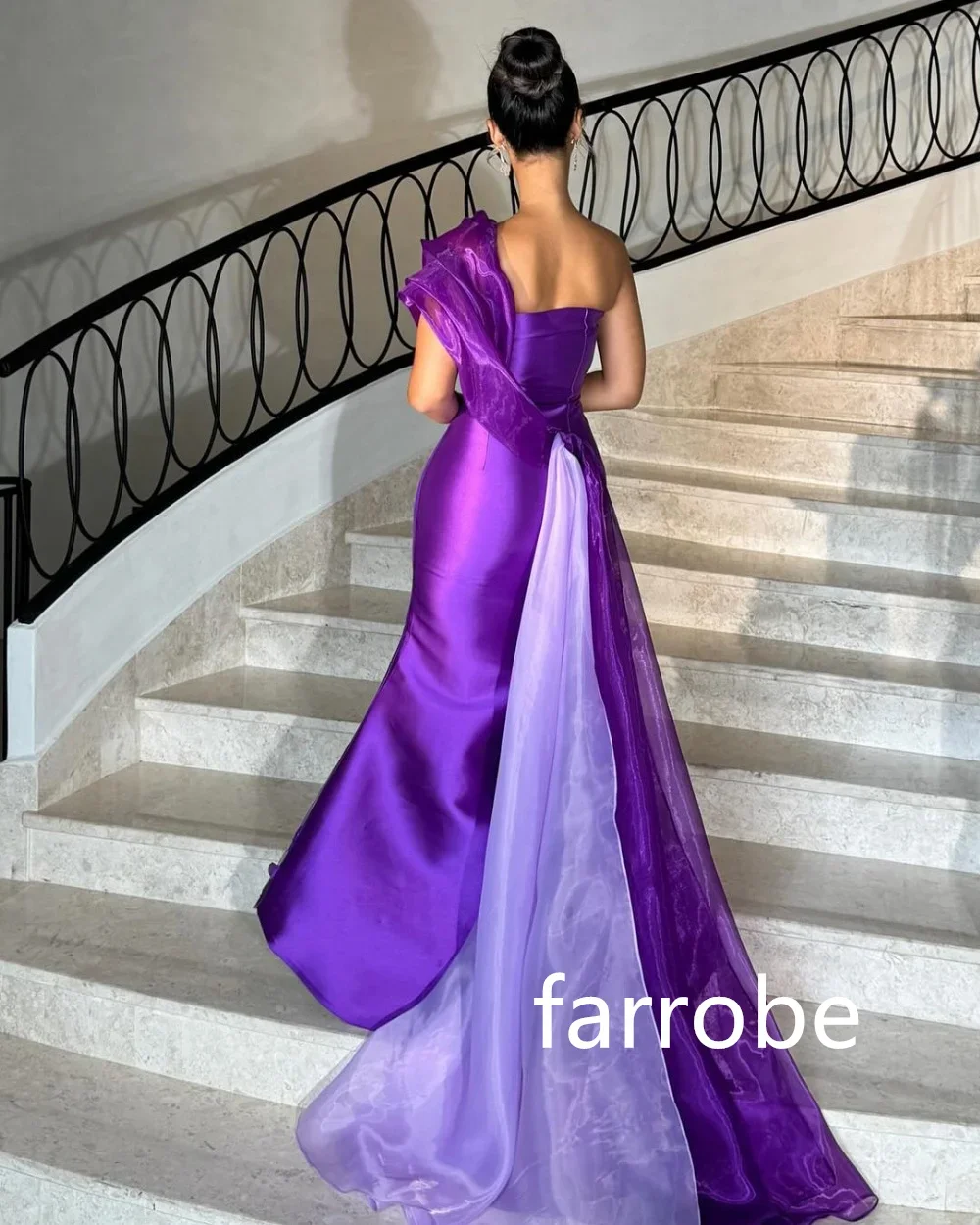 Customized Formal Pleat Flower A-line One-shoulder Long Dresses Prom Dresses Classic Exquisite Modern Style Pastrol Unisex Chine