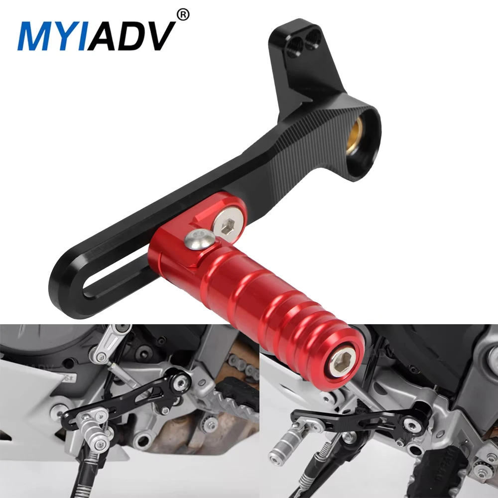 

Motorcycle Gear Lever For Ducati Multistrada V4 V4S 2020-2022 2023 Adjustable Folding Quick Shifter Clutch Lever Shift Lever Rod