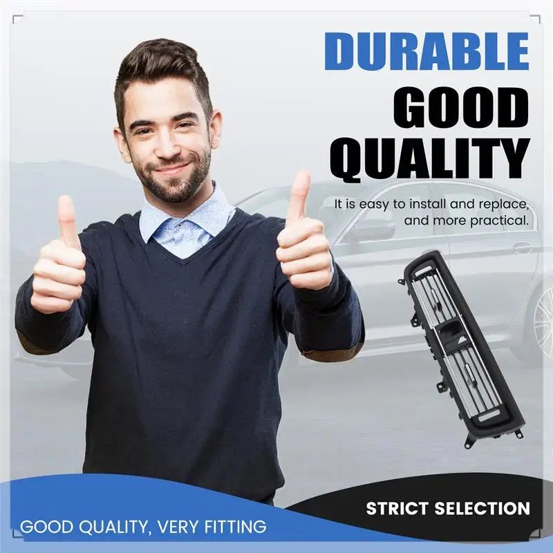 

Central Console Air Conditioning Vent Grill Outlet Panel Cover For-BMW 5 Series F10 F11 F18 64229209136 LHD