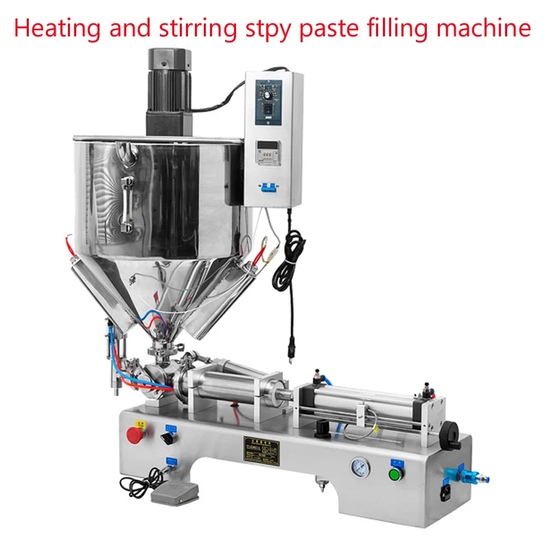 

PBOBP 220V 110V Single Head Filling Machine Stainless Steel Heating And Stirring Type Piston Type Pneumatic Filler