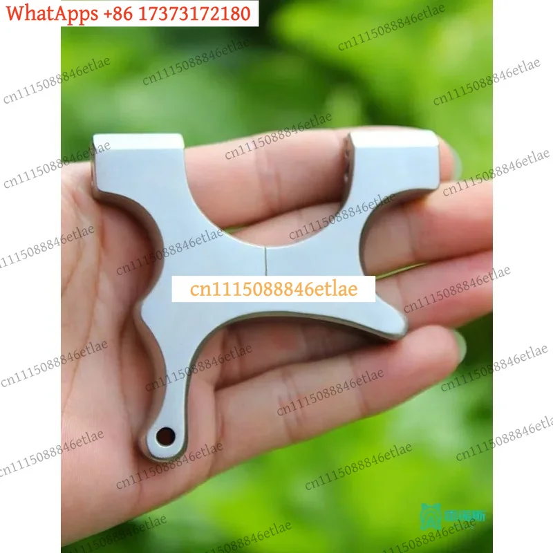 Pocket Bow Titanium Alloy Wire Cutting Bow Head Flat Leather Competitive Bow, Replacement Parts