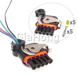 1 Set 5 Ways AC Assembly Motor Waterproof Connector 18242000000 Auto Generator Socket For Geely The Great Wall Car Wiper Plug