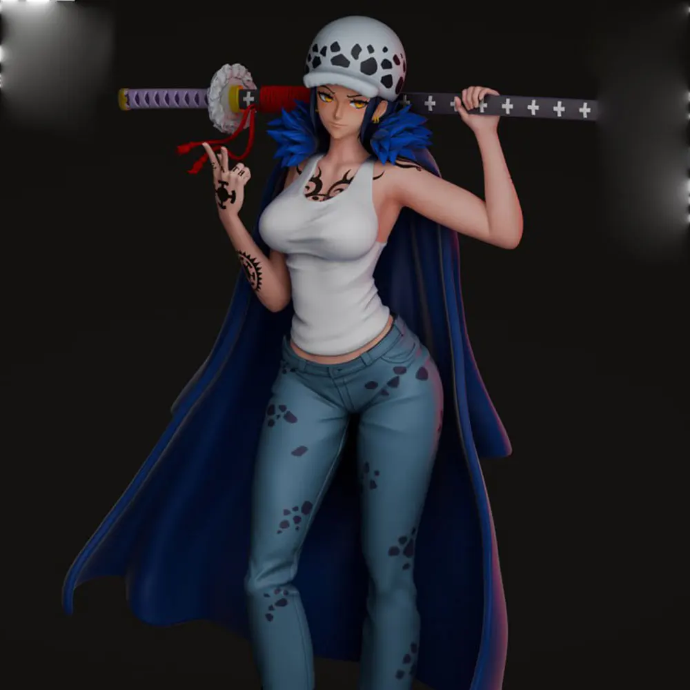 Figura miniatura de resina 1/24 – Guerrera sin montar y sin pintar - imagen 4