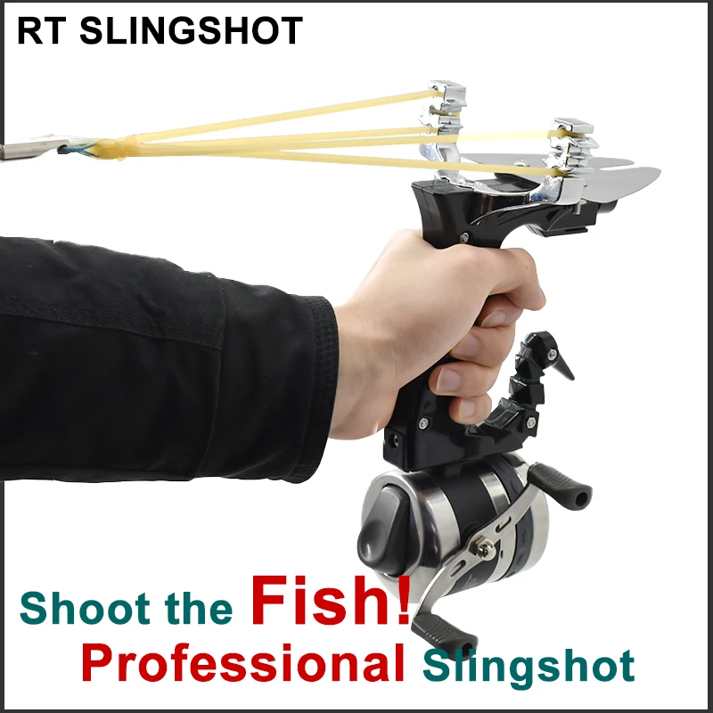 

New Professional Fishing Slingshot Special Equipment For Wild Fishing And Fishing With Fish Dart Archery With Fishing Wheel