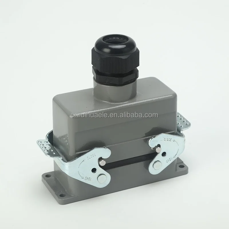 Aviation plug, industrial electrical aluminum power connector IP65 500V 16A