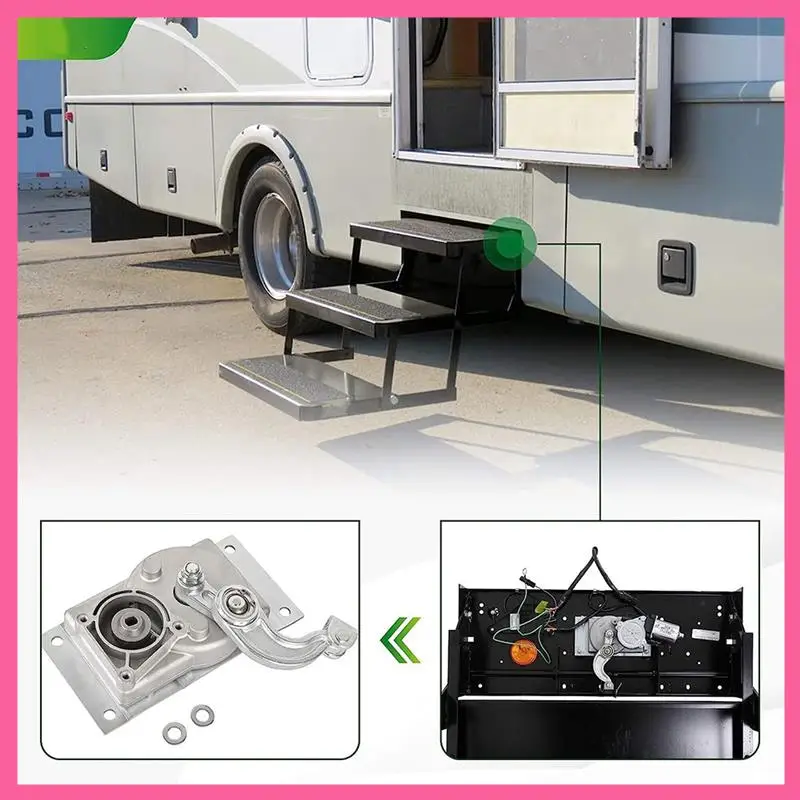 

9Inch Gear Box Linkage With A Assembly For Kwikee 22 32 40 Series 379160 1101425 RV Electric Steps PRC-1011-S Parts