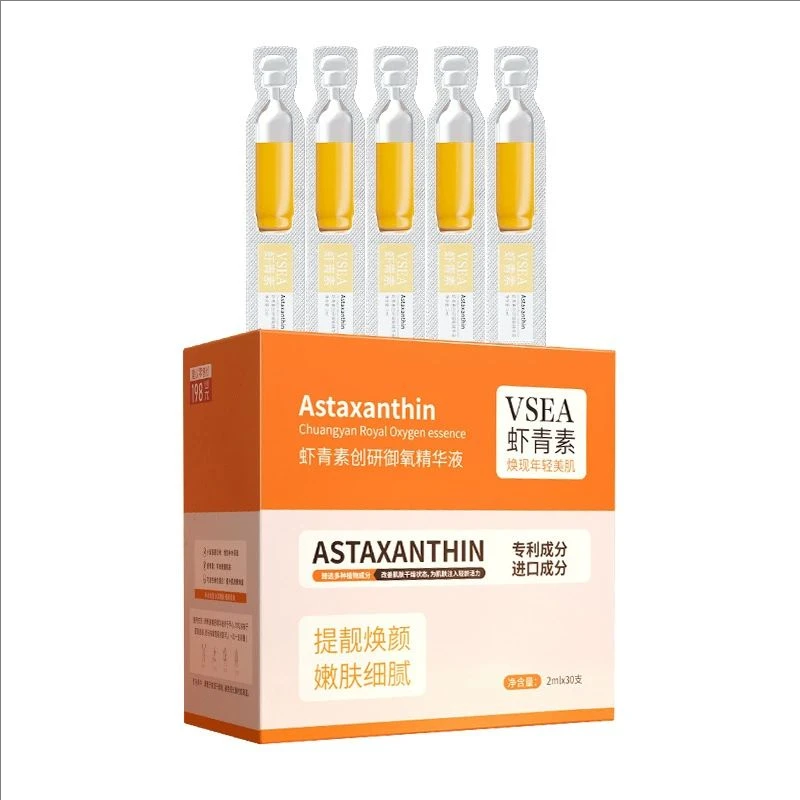 

30pcs/set Astaxanthin Ampoule Anti Aging Face Serum Anti-aging Wrinkles Brighten Whitening Moisturizing Face Care Essence