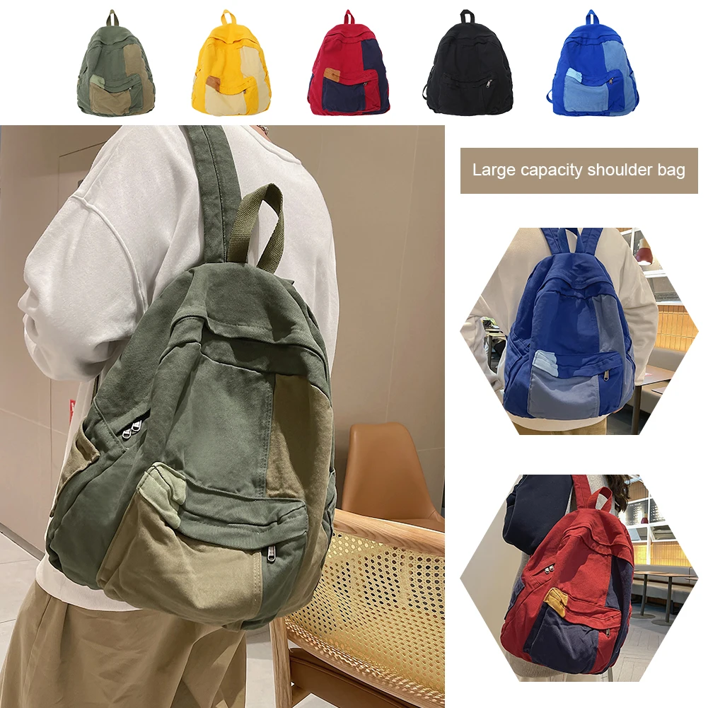 Borse per libri da viaggio di grande capacità Zaini per laptop per uomo e donna Spallacci regolabili Multi-scomparto per campeggio/trekking