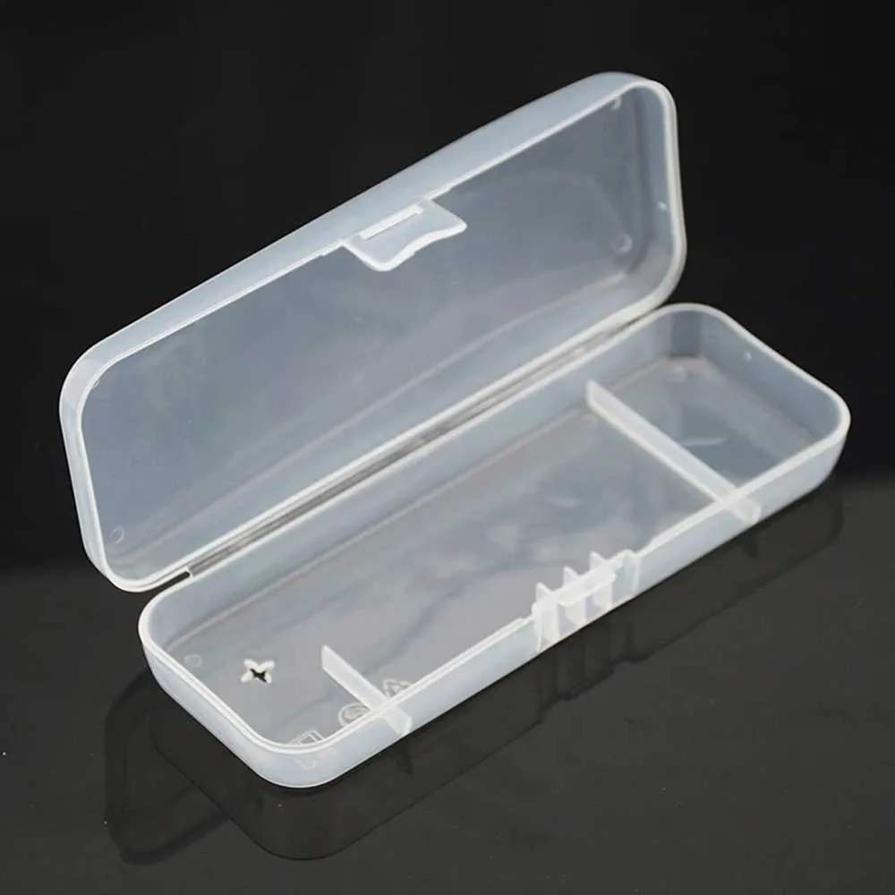 Shaver Storage Box Transparent Plastic Razor Blades Holder Portable Travel Razor Case High Quality Shaving Box Containers