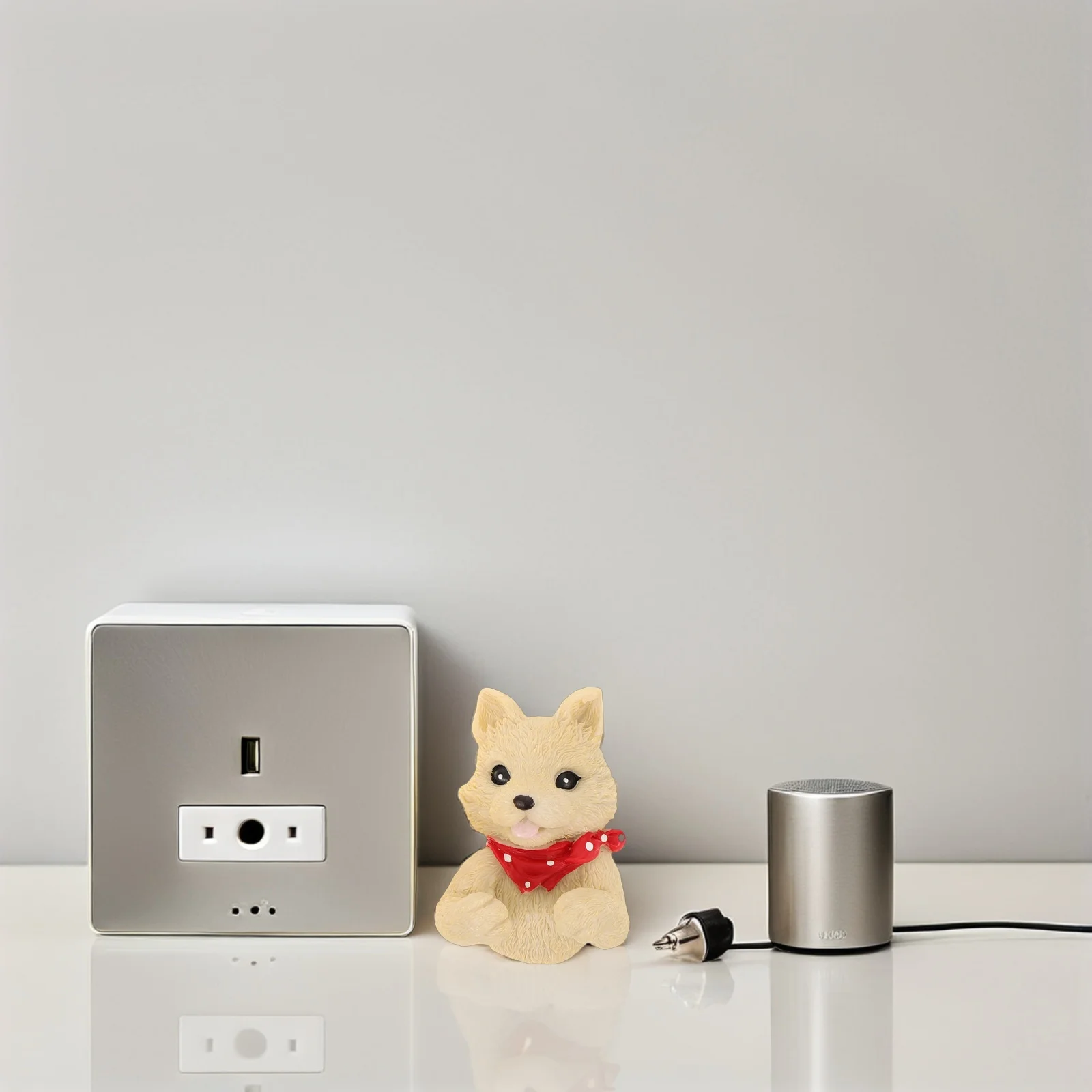 

2Pcs Dog Hooks for Wall Cute Animal Shaped Plug Holder Cable Organizer Adhesive Power Plug Hooks for Home Office