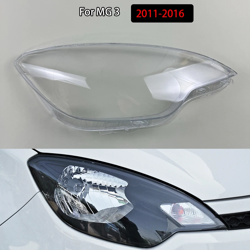 

For MG 3 2011-2016 Headlight Lens Shell Transparent Headlamp Cover Replace The Original Lampshade Plexiglass