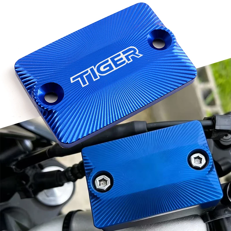 Motorrad Vorderradbremsflüssigkeitsbehälter-Abdeckung für TIGER Sport 660 800 XR XC XRT XRX TRIDENT 660 800 Zubehör