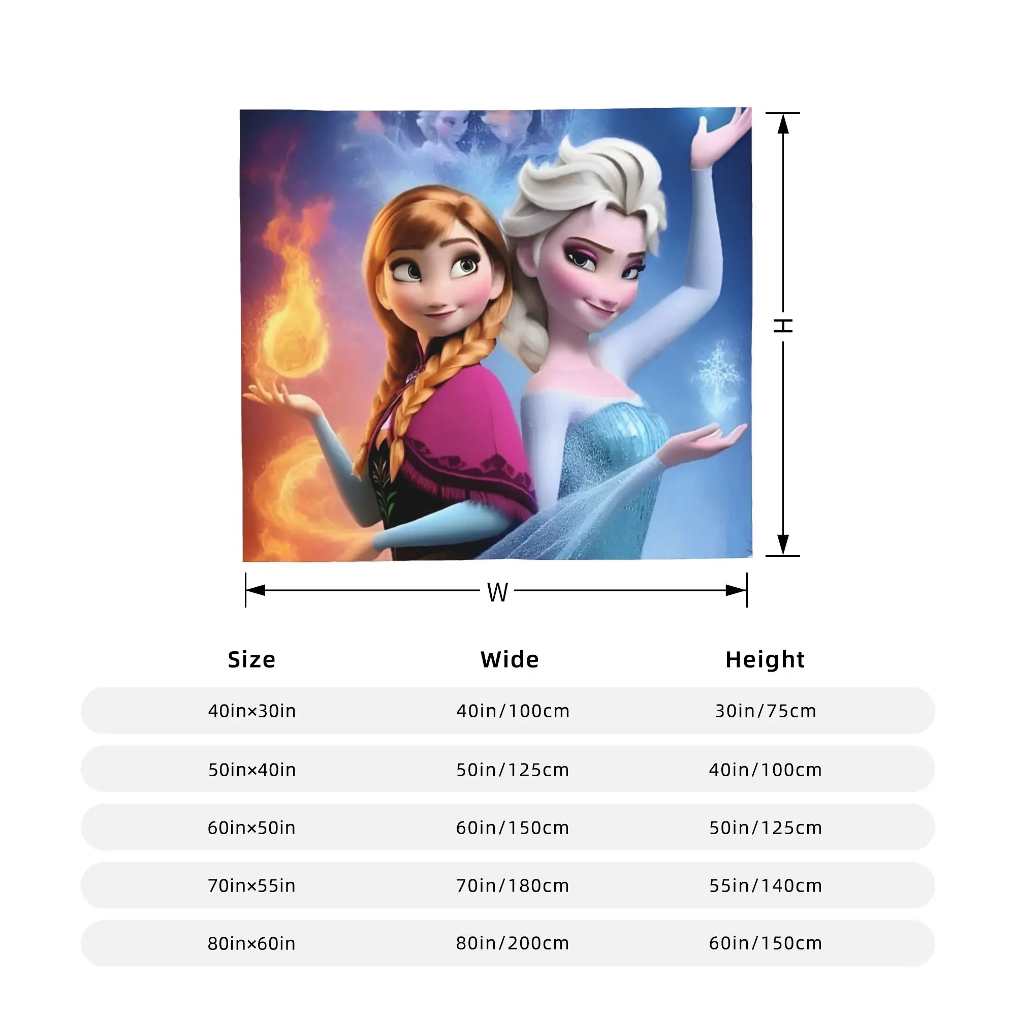 البطانيات المجمدة إلسا وآنا المخملية الصيف تكييف الهواء الخيال متعددة الوظائف رمي بطانية للفراش قطعة سجادة السفر #5