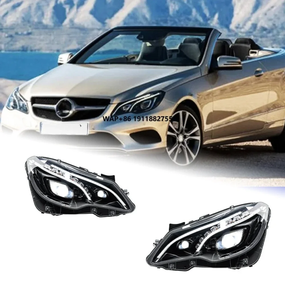 New 12V 09-17 Model ForW207 A207 C207 E-Class Two-door Coupes LED Headlights Daytime Running Lights