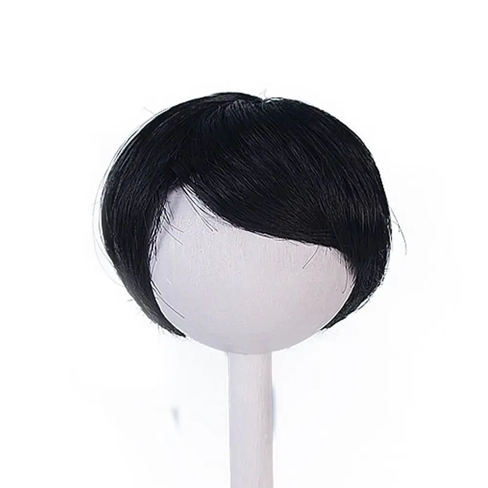 16.5-17.5CM Head Circumference Wig Short Hair Straight Wave Hair Wigs High Temperature Fiber Multi-color for 1/6 BJD/SD Dolls
