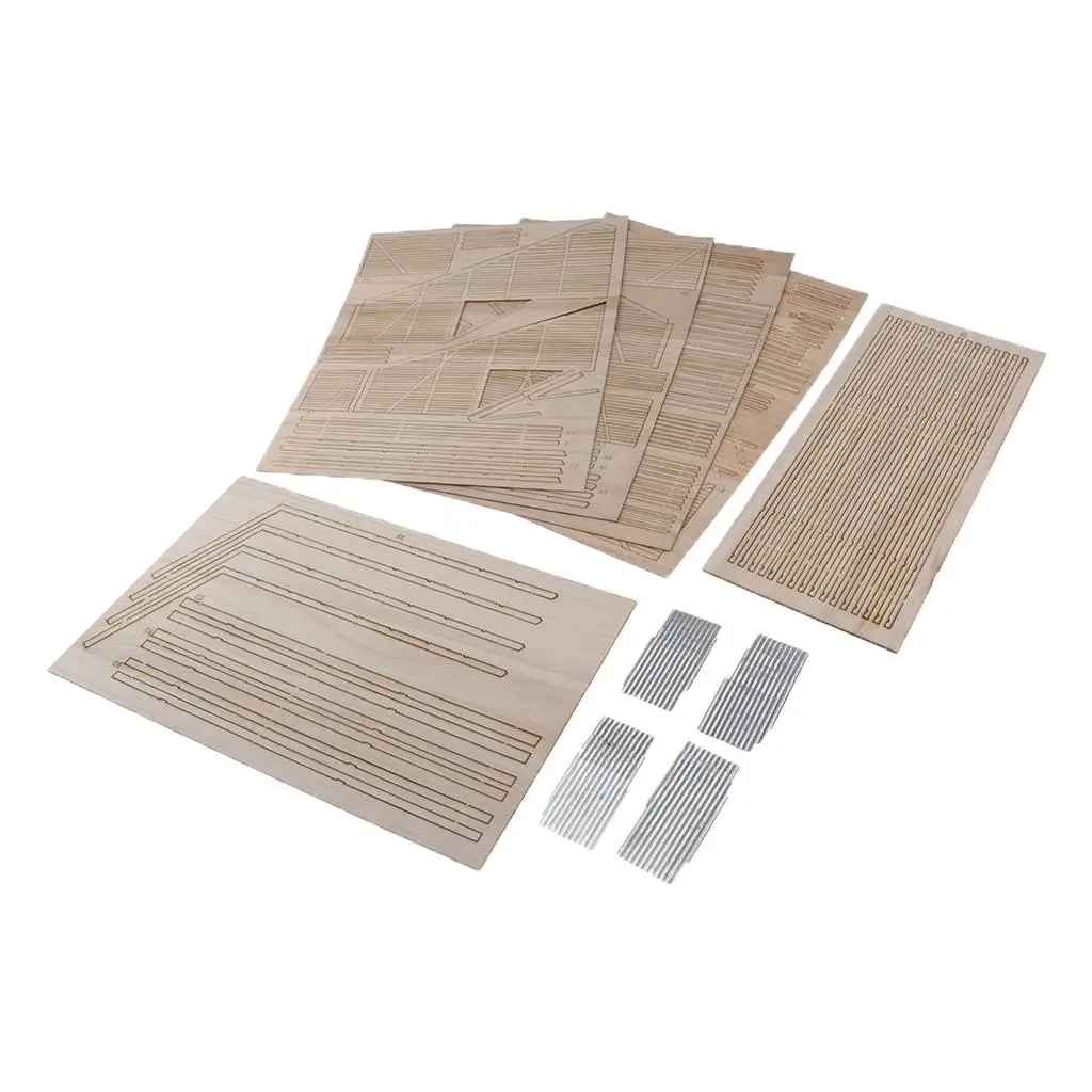 

1:35 Scale Building Model Wooden Ruins Table Scene Layout