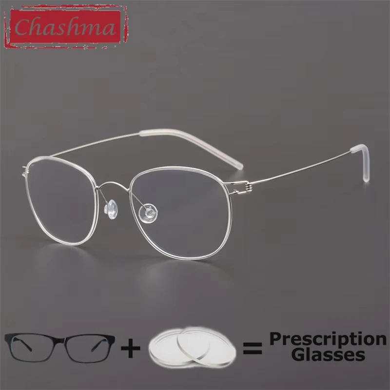 

Wire Glasses Frame Brand Design Fashion Durable Round Glasses Women Minus Myopia Prescription Multifocal Lenses Glasses Men