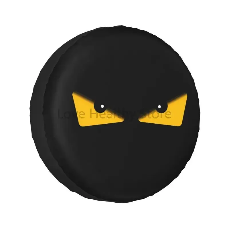 

Evil Angry Eyes Spare Tire Cover Polyester Universal Sunscreen Waterproof Wheel Protectors for Trailer Rv SUV Truck Vehicles
