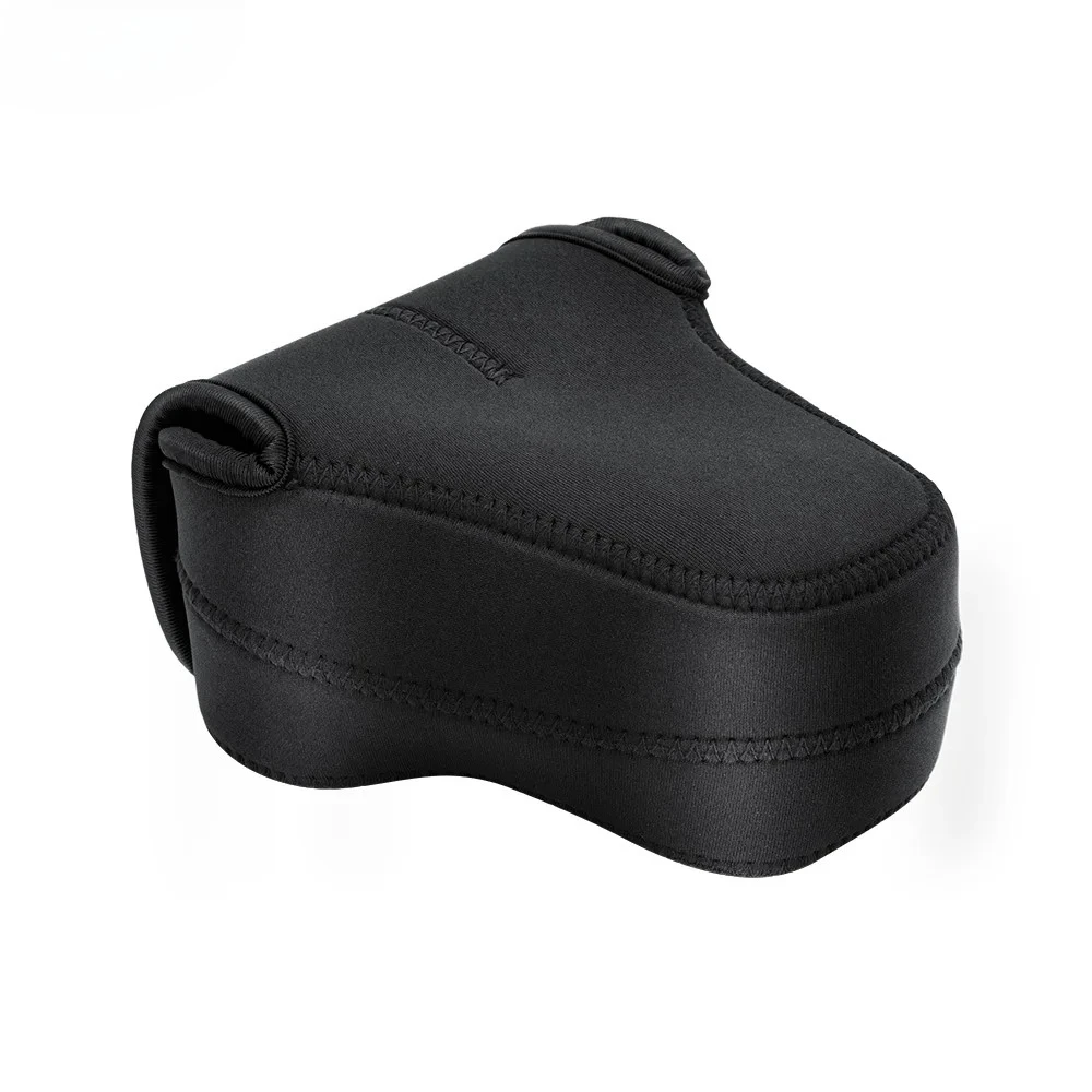 Funda de neopreno suave sin espejo para cámara, bolsa protectora compacta con correa interior antipérdida para Sony Nikon Fujifilm Olympus