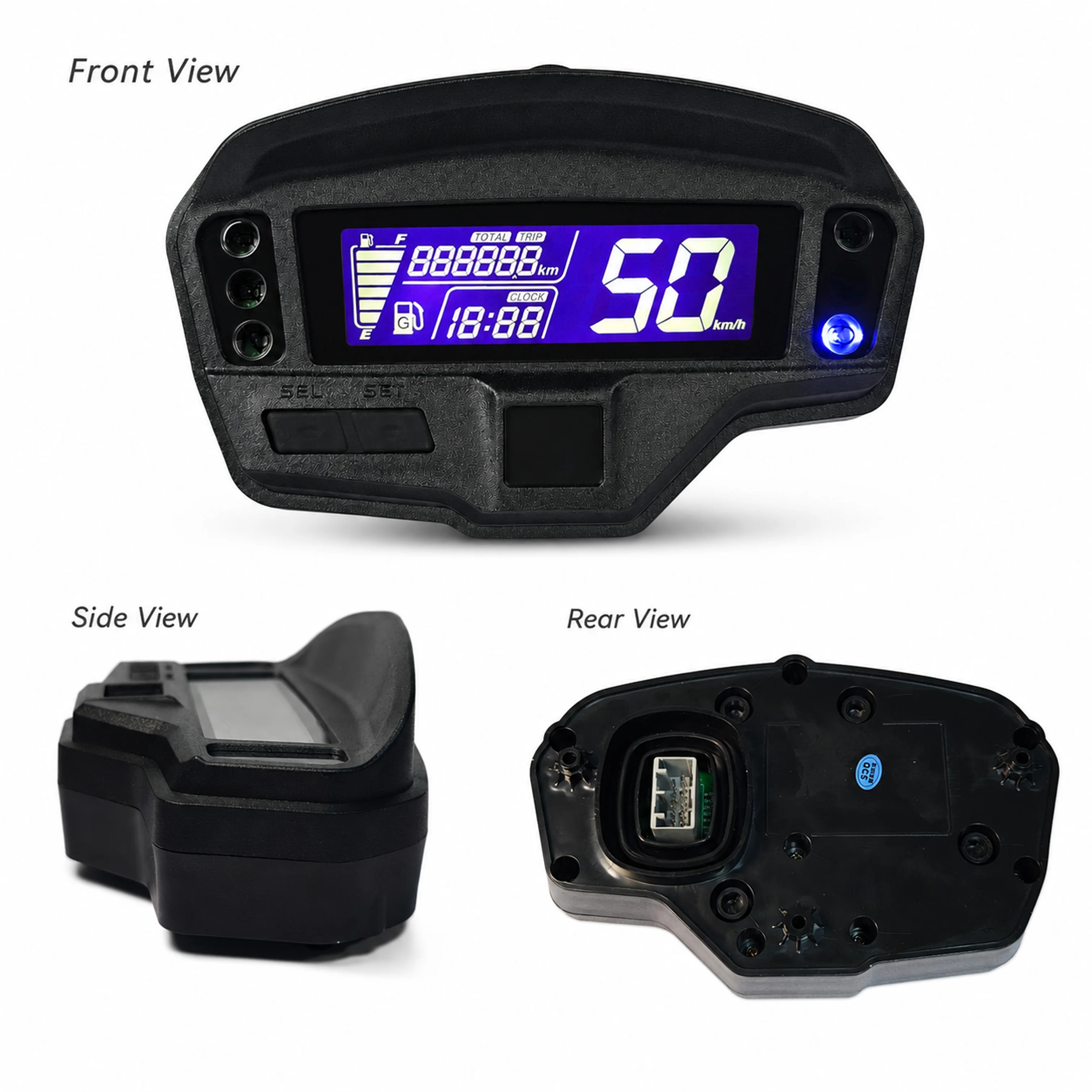 New Plug and Play LED Screen Display Motorcycle Accessories Speedometer Moto Digital Tachometer Dashboard for Honda NXR Bros 160