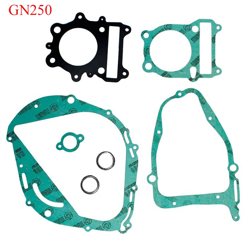 

Motorcycle Full Gasket Kit for Suzuki Haojue Qinqi GN250 INTRUDER250 95-03 Cylinder Engine Crankcase Cover Clutch Gaskets