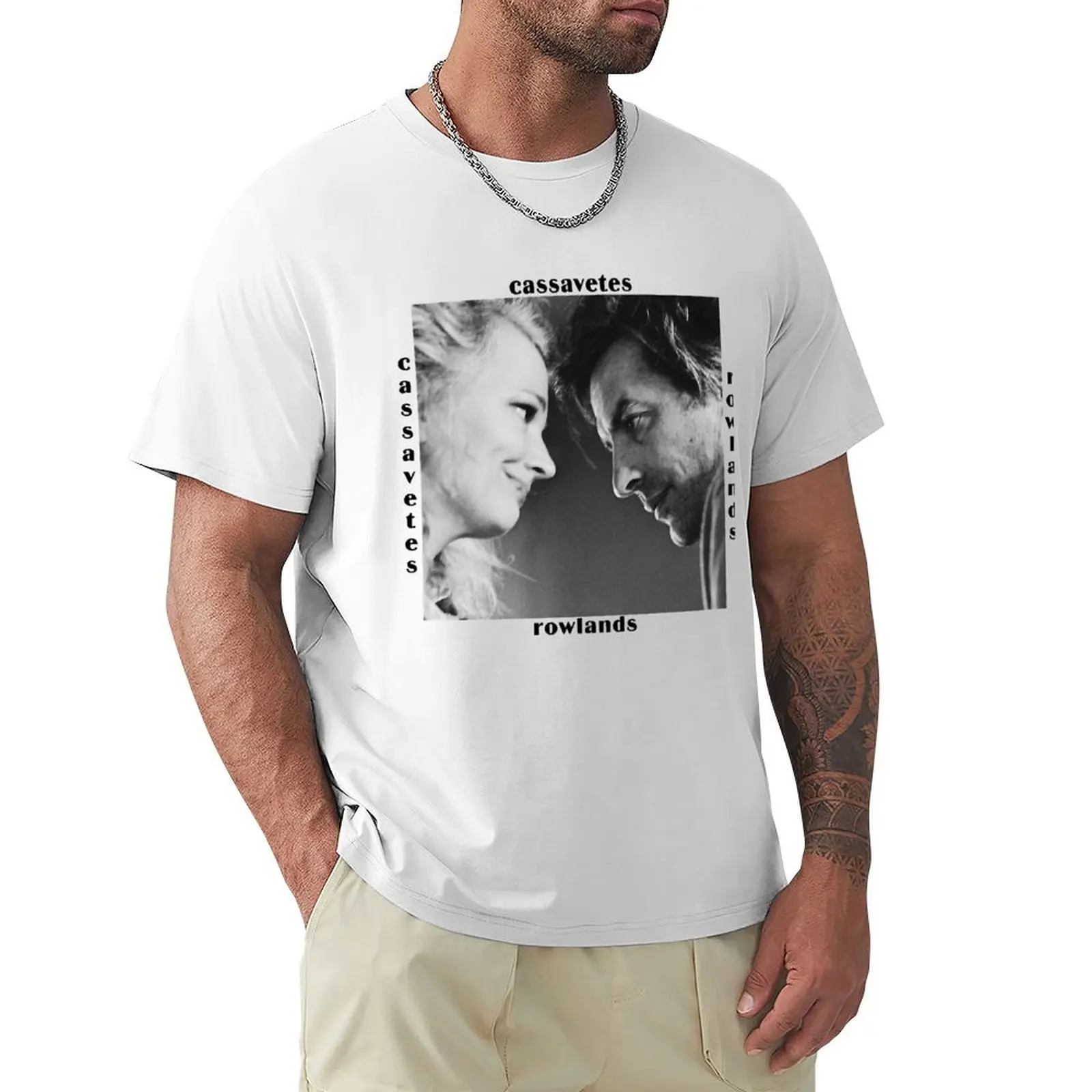 

Cassavetes and Rowlands T-Shirt blanks anime for a boy mens tall t shirts