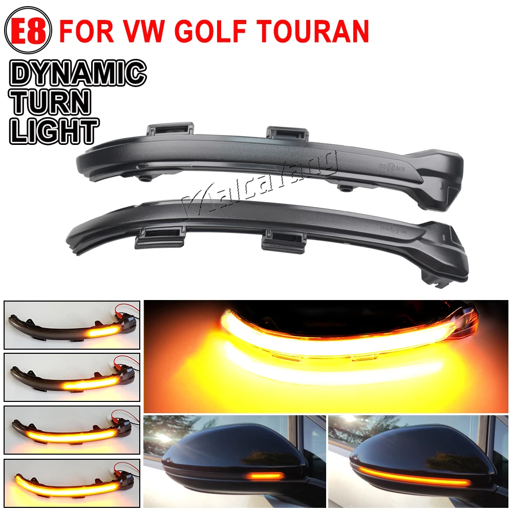 

Для VW Golf MK7 7 7,5 GTI R GTD, динамический поворотный сигнал, Rline, зеркальный фотоэлемент 2013 2015 2016 2018 2019