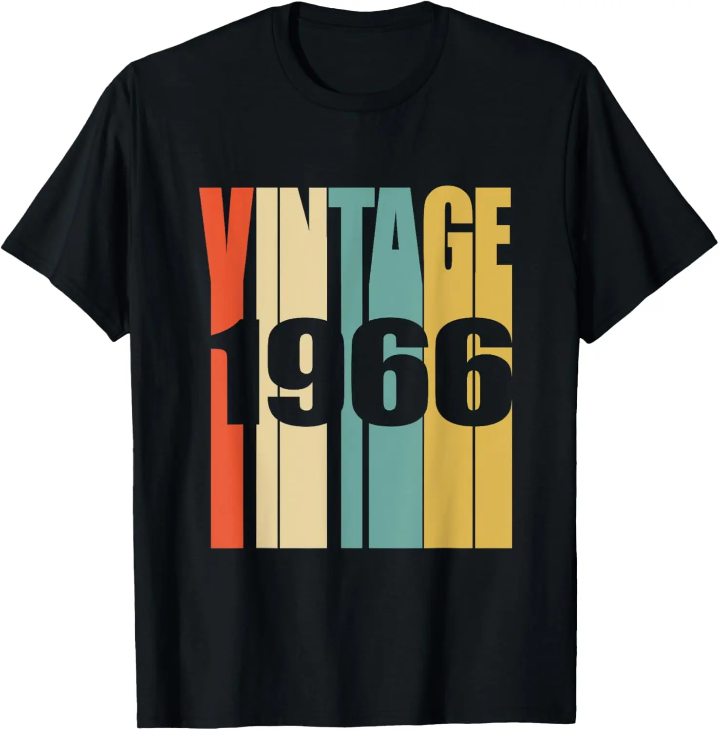 Vintage 1966 Music Cassette 59th Birthday Gifts 59 Years Old T-Shirt Individuality Casual Vintage T Shirt Camiseta Hombre