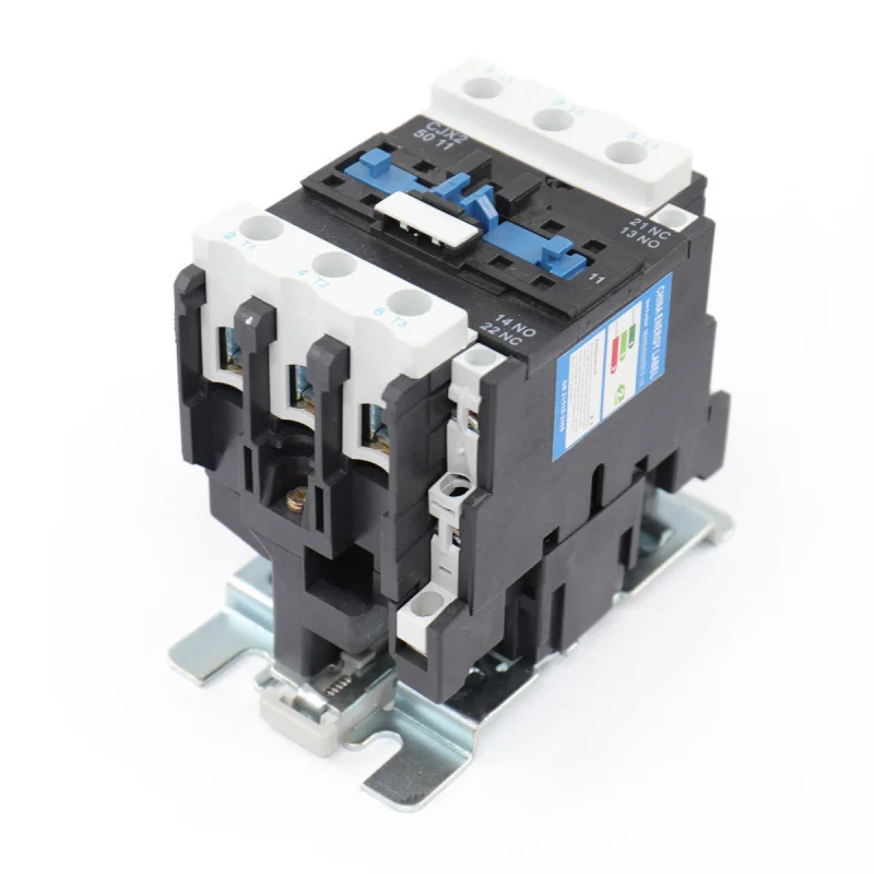 CJX2 Contactor ، Contactor:/من النوع القياسي ، ولفافة من الدرجة الصناعية CE RoHS للتحكم في المحركات