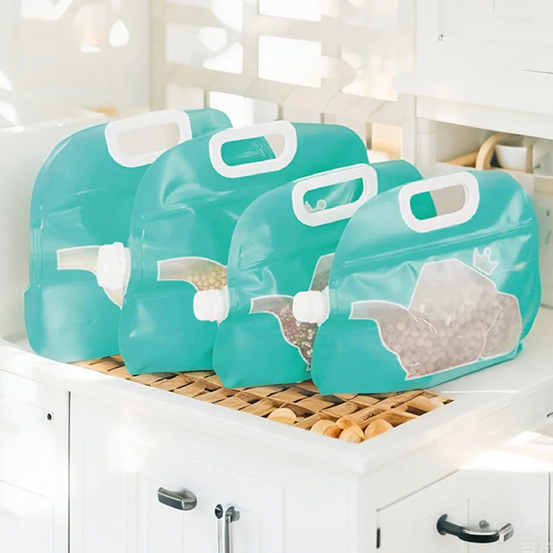 أغذية الحيوانات الأليفة حقيبة مختومة سعة كبيرة الغذاء حقيبة مختومة للكلاب القطط مقاوم للرطوبة حقيبة تخزين أغذية الحيوانات الأليفة مستلزمات الحيوانات الأليفة