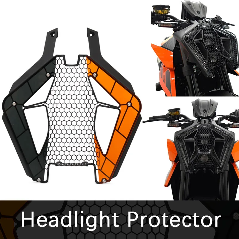 

Motorcycle Headlight Protector Head Lights Grille Guard Cover Fit For 1390 Super Duke R Evo SuperDuke 1390 R 2024 2025