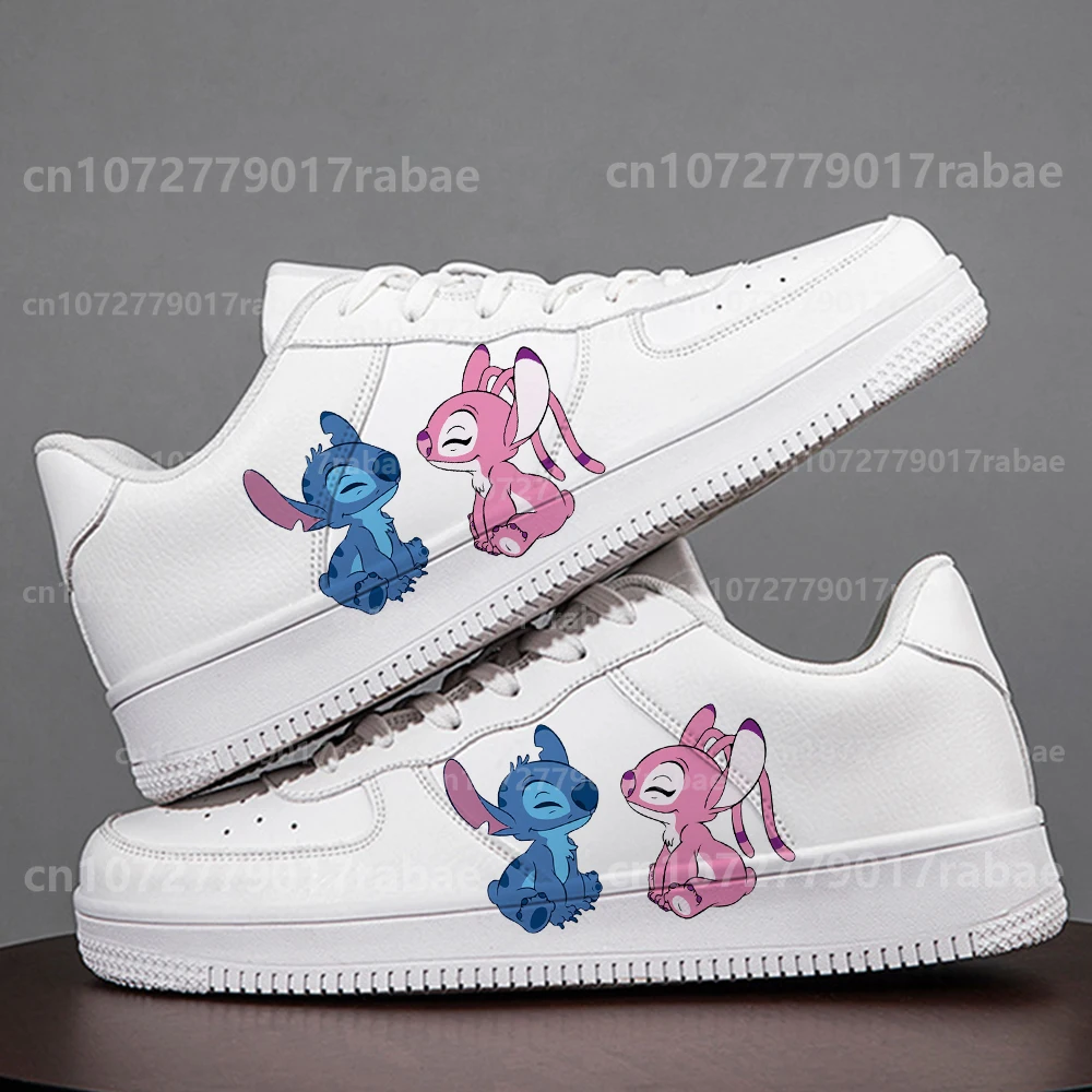 Stitch casual Shoes Male Platform Sneakers Fashion Women kateboarding Shoes 3D graffiti Student Casual shoes Christmas present