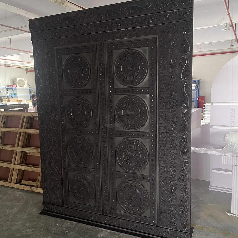 

FSDKX High Quality Party Event Decoration Supplies Indian Style Backdrop PVC Arch Stand Wedding Stage Backdrop