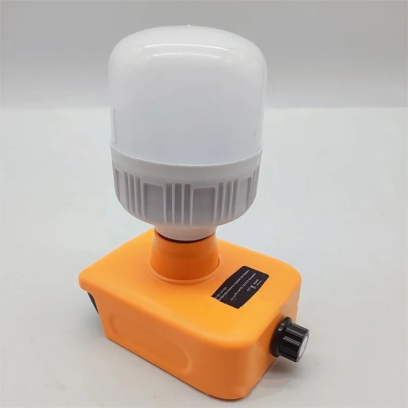 Cordless LED Work Light 12W LED Bulb For Makita/Dewalt/Milwaukee 18V 20V Li-ion Battery Dimming Cool White Lamp Outdoor Lighting