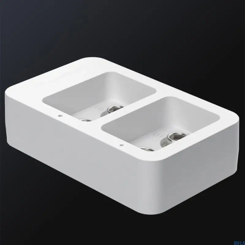 R91a قابلة للشحن بطاريات 9V شاحن USB للسفر عالية طول العمر استخدام مراكز الشحن سهلة ومريحة للاستخدام اليومي