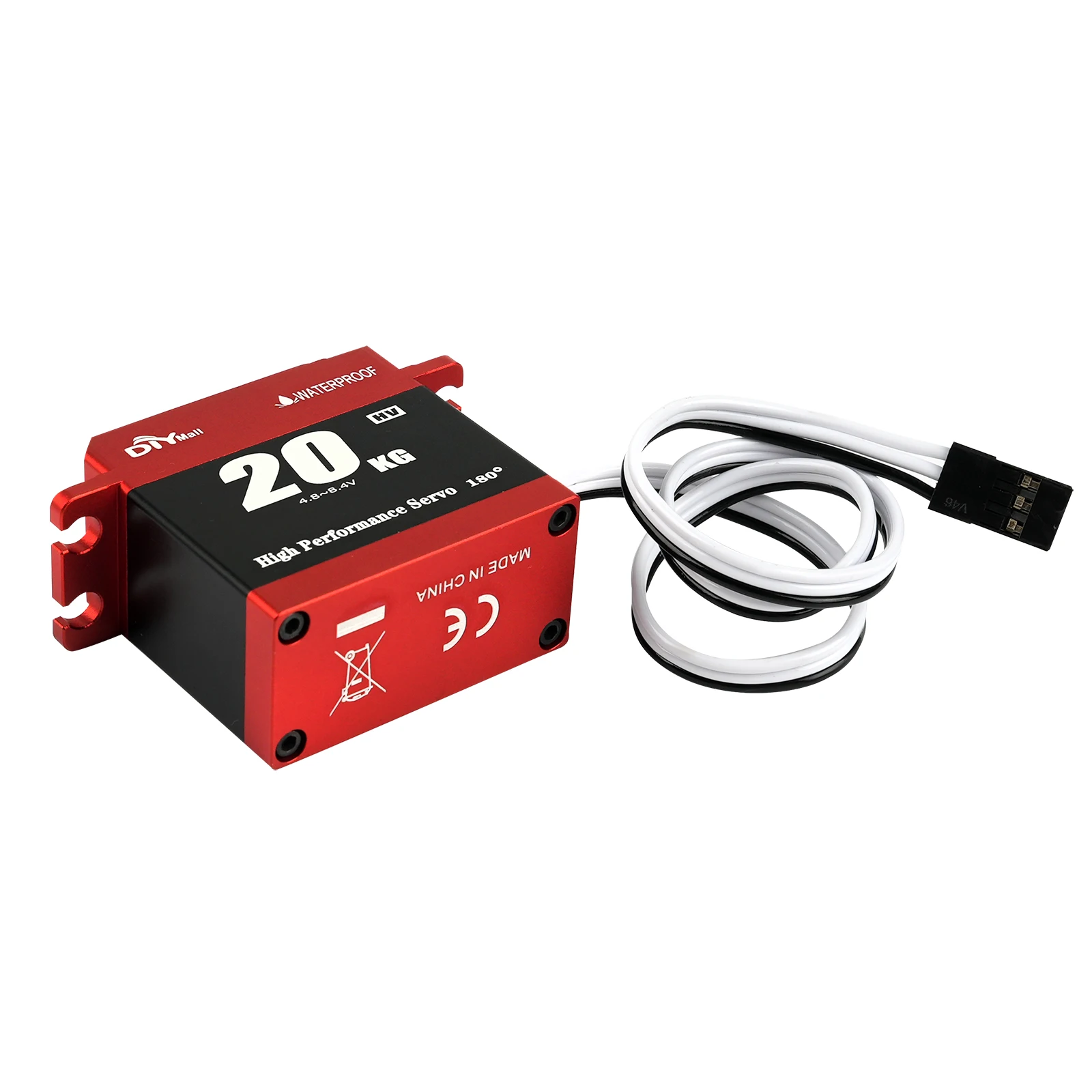 Servo digitale impermeabile da 20 kg TD-9420MG - Ingranaggio completamente in metallo ad alta velocità da 0,1 s per auto RC 1/8 1/10 1/12/Crawler/Baja (60B/70B)