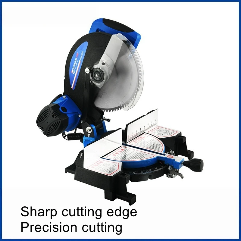10-inch (255 mm) Multifunctional Aluminum Saw; Aluminum and Wood Cutting Machine; 45° Bevel Cut Aluminum Saw