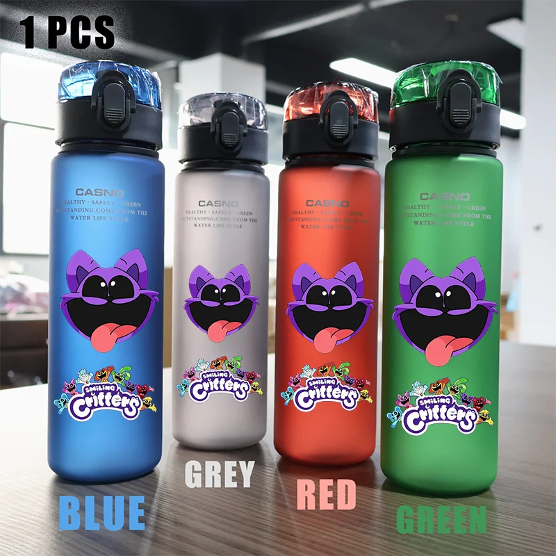 560ml Smiling Critters Miss Delight CatNap Figure Water Cup Portable Outdoor Camping Sports Leak Proof Water Cup Bottle Kid Gift