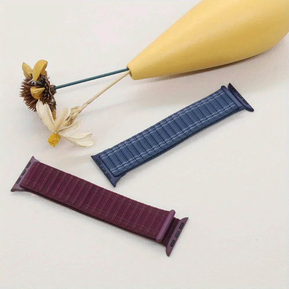Nylonowy pasek do Apple Watch Series 10 9 8 7 6 5 4SE Ultra Wave Bransoletka do iWatch Band 46 mm 42 mm 38 mm 49 mm 41 mm 45 mm 40 mm 44 mm